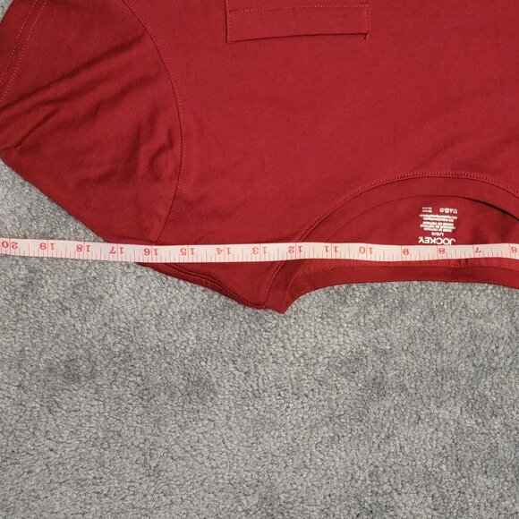 Jockey Casual T-Shirt Dress, Red Resin, Large - Picture 7 of 10